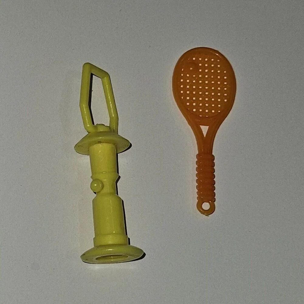 Fashion Doll Sport Accessories Lot Tennis Frisbee Barbie Size Mixed Brands READ